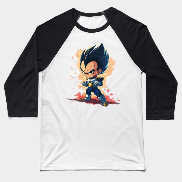 vegeta Baseball T-Shirt by pokermoment